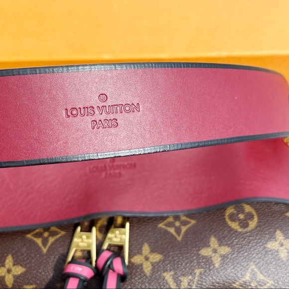 SOLD 😭Louis Vuitton Monogram Tote Crossbody Brown Pink - Picture 13 of 15
